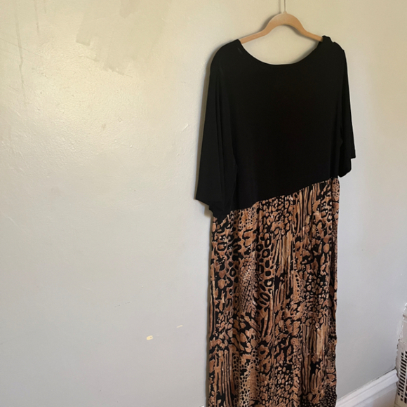 Vintage More Jazz Giraffe Print Dress Size 14 - Picture 5 of 7